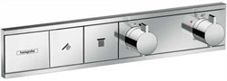 HANSGROHE Термостат для ванны Hansgrohe RainSelect на 2 потребителя 15380000 - фото 192372