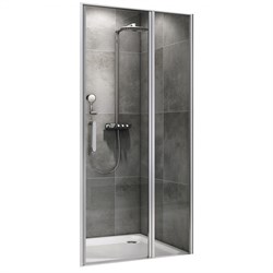 ABBER Душевая дверь  Sonnenstrand AG04100S, ширина 100 см, двери распашные, стекло 6 мм AG04100S - фото 195143
