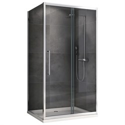 ABBER Душевой уголок  Schwarzer Diamant AG30160H-S70, размер 160x70 см, двери раздвижные, стекло 6 мм AG30160H-S70 - фото 195569