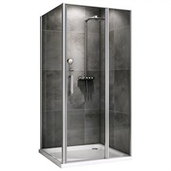 ABBER Душевой уголок  Sonnenstrand AG04100S-S80, размер 100x80 см, двери распашные, стекло 6 мм AG04100S-S80 - фото 195823