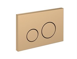 CERSANIT Кнопка TWINS для LINK PRO/VECTOR/LINK/HI-TEC пластик золотой матовый - фото 212080