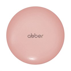 ABBER Накладка на слив для раковины  AC0014MP розовая матовая, керамика - фото 212610