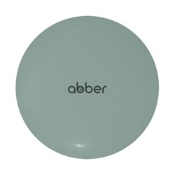 ABBER Накладка на слив для раковины  AC0014MCG светло-зеленая матовая, керамика - фото 212612
