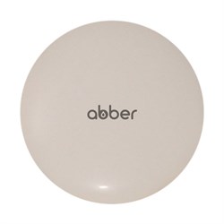 ABBER Накладка на слив для раковины  AC0014MBE светло бежевая матовая, керамика - фото 212616