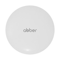 ABBER Накладка на слив для раковины  AC0014MW белая матовая, керамика - фото 212621
