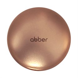 ABBER Накладка на слив для раковины  AC0014MRG розовое золото матовое, керамика - фото 212625