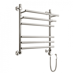 DVEEN Полотенцесушитель F Primo 60/50 электрический 1"-3/4"-1/2" К эл ТЭН справа F Primo 60/50 Электрический