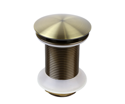 Bronze de Luxe 21971/1BR Донный клапан без перелива бронза SCANDI - фото 214093