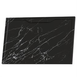 RGW STE Душевой поддон прямоугольный  STE MB Черный мрамор, размер 80x100 см 52342810-14