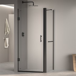 RGW Passage Душевой уголок PA-36-1B (PA-06B + Z-060-2B + держатель O-204B), прямоугольный, размер 90x80 см, двери распашные 410836198-014