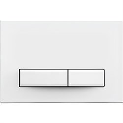 AQUATEK Панель смыва Slim Белая глянец (клавиши прямоугольные) KDI-0000021 - фото 224350