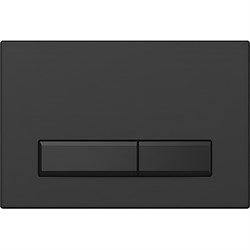 AQUATEK Панель смыва Slim Черная матовая (клавиши прямоугольные) KDI-0000025 - фото 224354