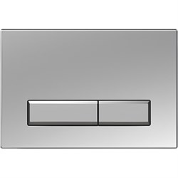 AQUATEK Панель смыва Slim Никель (клавиши прямоугольные) KDI-0000027 - фото 224356
