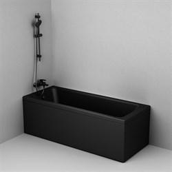 AM.PM W93A-170-070B-S Gem S, панель боковая для ванны 170х70, черныйая - фото 227274