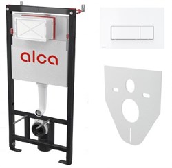 ALCA PLAST Set 4в1 для установки унитаза с панелью смыва белой - фото 231881