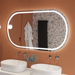 CEZARES Giubileo Зеркало со встроенной подсветкой, сенсорным выключателем и подогревом, 12V, 220-240V, 1500x800x30 - фото 233150