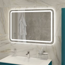 CEZARES Stylus Зеркало со встроенной подсветкой, сенсорным выключателем и подогревом, 12V, 220-240V, 1100x700x30 - фото 233163