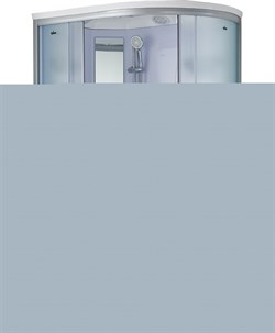 TIMO Standart Душевая кабина прямоугольная-асимметричная, размер 120х85 см, профиль - матовый / стекло - матовое, двери раздвижные - фото 237950