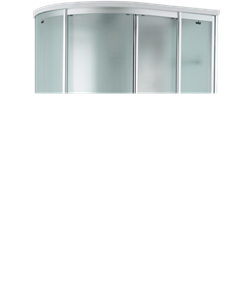 TIMO Comfort Душевая кабина прямоугольная-асимметричная, размер 120х85 см, профиль - хром / стекло - прозрачное, двери раздвижные - фото 238073