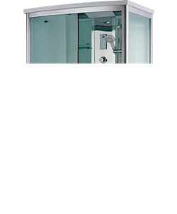 TIMO Comfort Душевая кабина прямоугольная-асимметричная, размер 120х90 см, профиль - хром / стекло - прозрачное, двери раздвижные - фото 238079