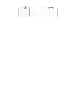 TIMO Tl Душевой уголок пятиугольная, размер 100х100 см, профиль - хром / стекло - прозрачное, двери распашные - фото 238176