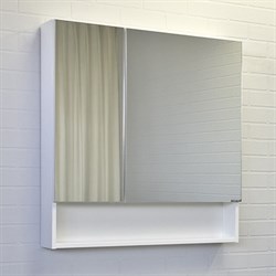 COMFORTY Зеркало-шкаф Никосия-80 белый глянец - фото 239624