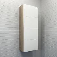 COMFORTY Шкаф-колонна Таллин-40 Белый/Дуб натуральный COMFORTY 00-00010383 - фото 240229