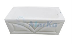 1MARKA Elegance Ванна прямоугольная пристенная размер 160х70 см, цвет белый - фото 243438