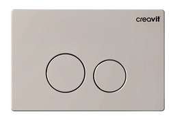 CREAVIT Кнопка для инсталляции TERRA холодный серый матовый GP9002.07 - фото 244146