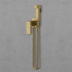 VINCEA Гигиенический душ VHFW-102BG из латуни, со смесителем, брашированное золото - фото 246619