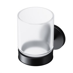 AM.PM X-Joy Стеклянный стакан с настенным держателем черный, черный - фото 248877