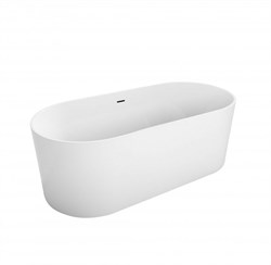 BELBAGNO Ванна акриловая овальная отдельностоящая размер 170x80 см, цвет белый - фото 252610