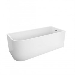 BELBAGNO Ванна акриловая полукруглая угловая размер 150x70 см, цвет белый - фото 252650