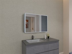 ESBANO Зеркальный шкаф с подсветкой размер: 90х70х14 - фото 257092