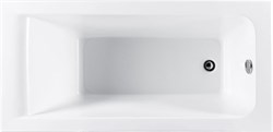 AQUANET Bright Ванна акриловая прямоугольная встраиваемая / пристенная размер 145x70 см с каркасом, белый - фото 257407