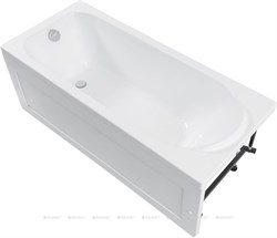 AQUANET Nord Ванна акриловая прямоугольная встраиваемая / пристенная размер 160x70 см с каркасом, белый - фото 258152