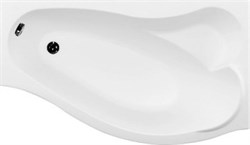 AQUANET Palma Ванна акриловая асимметричная встраиваемая / пристенная размер 170x100 см с каркасом R, белый - фото 258213