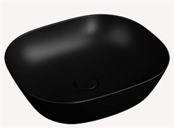VITRA Plural Раковина-чаша низкая, квадратная 45 cм, цвет матовый черный 7810B483-0016 - фото 258896