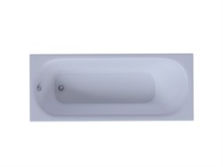 AQUATEK Лугано Ванна пристенная прямоугольная без панелей, каркаса и слив-перелива размер 170x70 см, белый - фото 261718