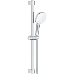 GROHE Tempesta Cube 110 Душевой гарнитур, 3 режима струи, душевая штанга 600 мм, шланг 1750 мм, хром - фото 262955