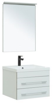 AQUANET Мебель для ванной подвесная Верона 58 New белый матовый - фото 264652