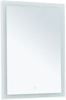 AQUANET Зеркало Гласс 60 белый LED - фото 265099