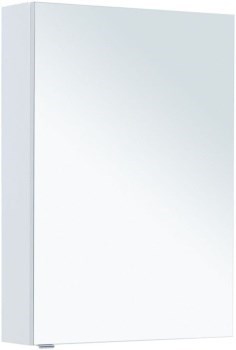 AQUANET Зеркальный шкаф Алвита New 60 Белый матовый - фото 265327