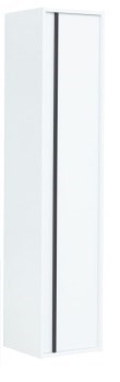 AQUANET Шкаф-Пенал подвесной Lino 35 белый матовый - фото 266014