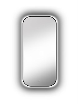 CONTINENT Зеркало с подсветкой прямоугольное (ШxВ) 100x60 см, бесконтактный сенсор, цвет белый - фото 277480