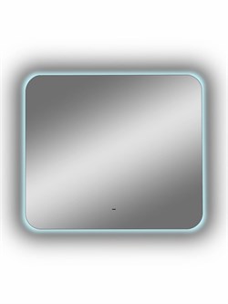 CONTINENT Зеркало с подсветкой прямоугольное (ШxВ) 70x80 см, бесконтактный сенсор, цвет белый - фото 277588