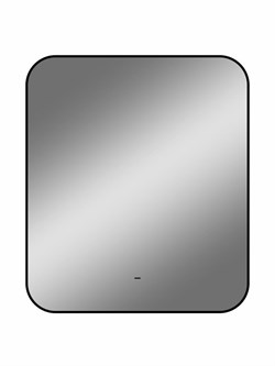 CONTINENT Зеркало с подсветкой прямоугольное (ШxВ) 70x60 см, бесконтактный сенсор, цвет белый - фото 277640
