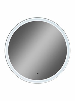 CONTINENT Зеркало с подсветкой круглое диаметр 80 см, бесконтактный сенсор, цвет белый - фото 277664