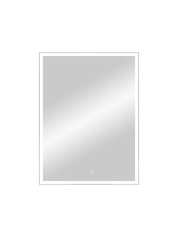 CONTINENT Зеркало с подсветкой прямоугольное (ШxВ) 80x60 см, сенсор, цвет серый - фото 277684
