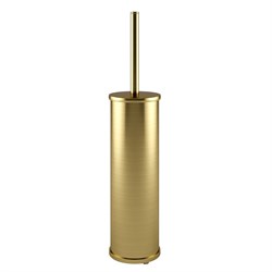 WASSERKRAFT NEW K-1027BRUSHED GOLD  Щетка для унитаза напольная, золото матовое - фото 287071